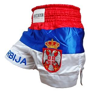 FIGHTERS - Muay Thai Shorts / Serbia-Srbija / Gbr / XL