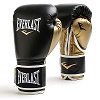 Everlast - Boxhandschuhe / Powerlock Training Gloves / Schwarz-Gold / 14 oz