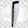 FIGHT-FIT - Kick-Boxing Hosen / Satin / Weiss / Small