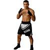 FIGHT-FIT - Boxing Shorts / Boxhosen / BOXING / Schwarz-Weiss / XS