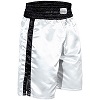 FIGHT-FIT - Box Shorts Long / Weiss-Schwarz / Large