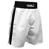 FIGHT-FIT - Box Shorts / Weiss-Schwarz / XL
