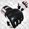 FIGHTERS - MMA Handschuhe / Cage Fight / Schwarz-Weiss / Medium