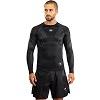Venum - Rashguard / Nexus / Long Sleeve / Negro-Plata