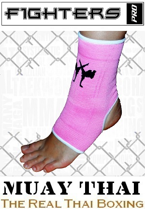 FIGHTERS - Ankle Supports / Unpadded / Pink / Large