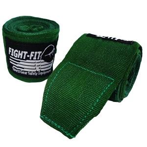 FIGHTERS - Bandages de Boxe / 450 cm / non élastiques / Vert