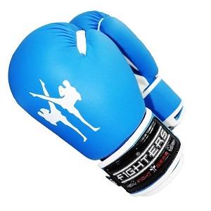 FIGHTERS - Guantes de boxeo para niños / Attack / 6 oz / Azul