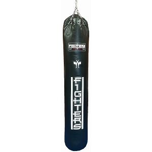 FIGHTERS - Saco de boxeo / Performance / sin relleno / 180 cm / negro