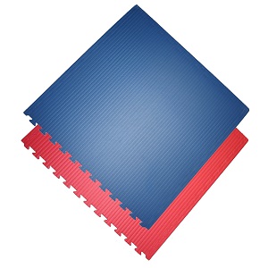 Tatami Judo / 100 x 100 x 4,0 cm / Tappetini per arti marziali / Blu-Rosso