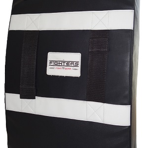 FIGHTERS - Kicking Shield / Curved / White-Black