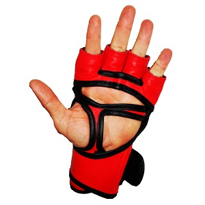 FIGHTERS - MMA Gloves / Elite / Red / Large