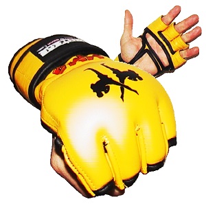 FIGHTERS - Guantes MMA / Elite / Amarillo / Small