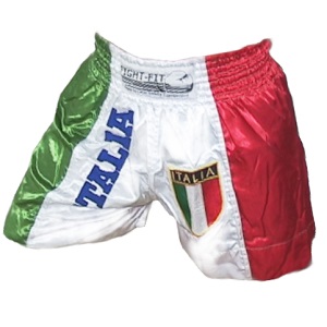 FIGHTERS - Pantaloncini Muay Thai / Italia / Stemma / Large