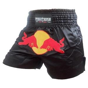 FIGHTERS - Shorts de Muay Thai / Bulls / Noir / Medium