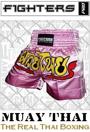 FIGHTERS - Pantaloncini Muay Thai / Rosa / Medium