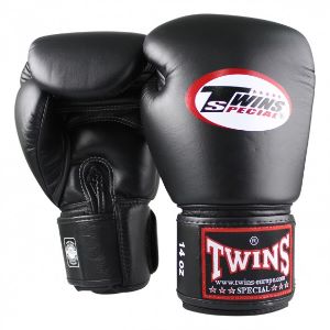 Twins - Boxing Gloves / BG-N / Black / 14 oz
