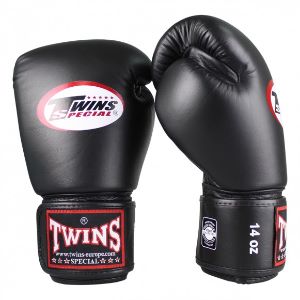 Twins - Boxing Gloves / BG-N / Black / 12 oz
