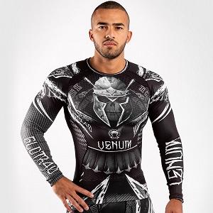 Venum - Rashguard / GLDTR 4.0 / Maniche Lunghe / Nero / Medium