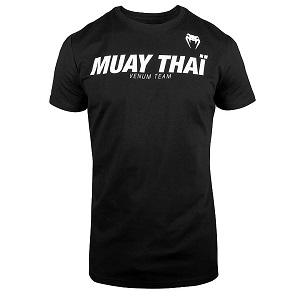 Venum - T-Shirt / Muay Thai VT / Schwarz-Weiss / Large