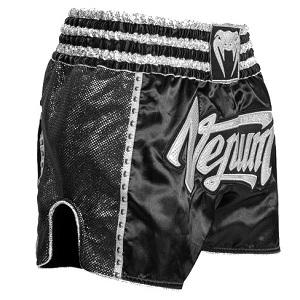 Venum - Muay Thai Shorts / Absolute 2.0 / Schwarz-Silver / Small