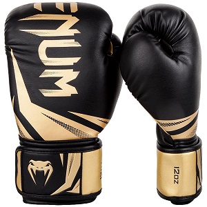 Venum - Gants de Boxe / Challenger 3.0 / Noir-Or / 12 oz