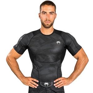 Venum - Rashguard / Electron 3.0 / Short Sleeve / Schwarz / Large