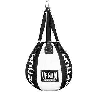 Venum - Big Ball Sacco da boxe / Hurricane / 65 cm / 25 Kg  / Nero-Bianco