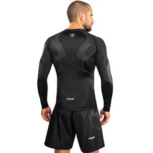 Venum - Rashguard / Nexus / Long Sleeve / Schwarz-Silber / Medium