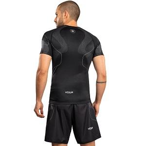 Venum - Rashguard / Nexus / Short Sleeve / Schwarz-Silber / Small