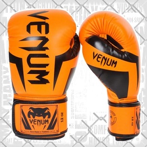 Venum - Gants de Boxe / Elite / Orange Neo / 12 Oz
