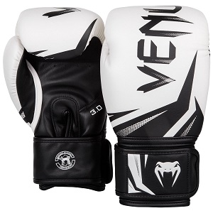 Venum - Guantes de Boxeo / Challenger 3.0 / Blanco-Negro / 14 oz