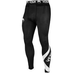 Venum - Pantaloni a compressione / Contender 4.0 / Nero-Bianco / Small